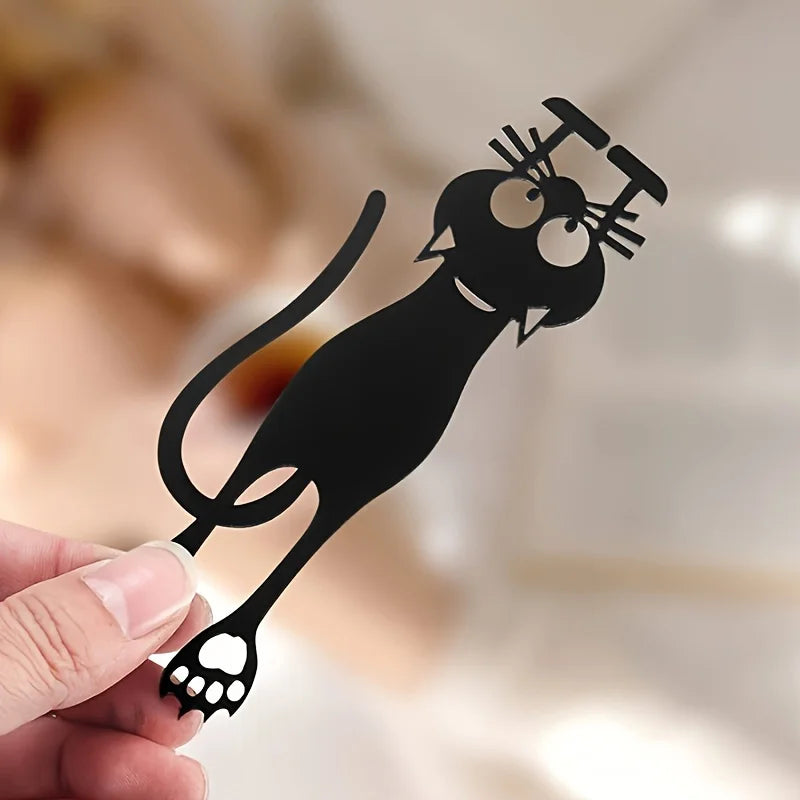 Marque-page chat noir ajouré – Design original