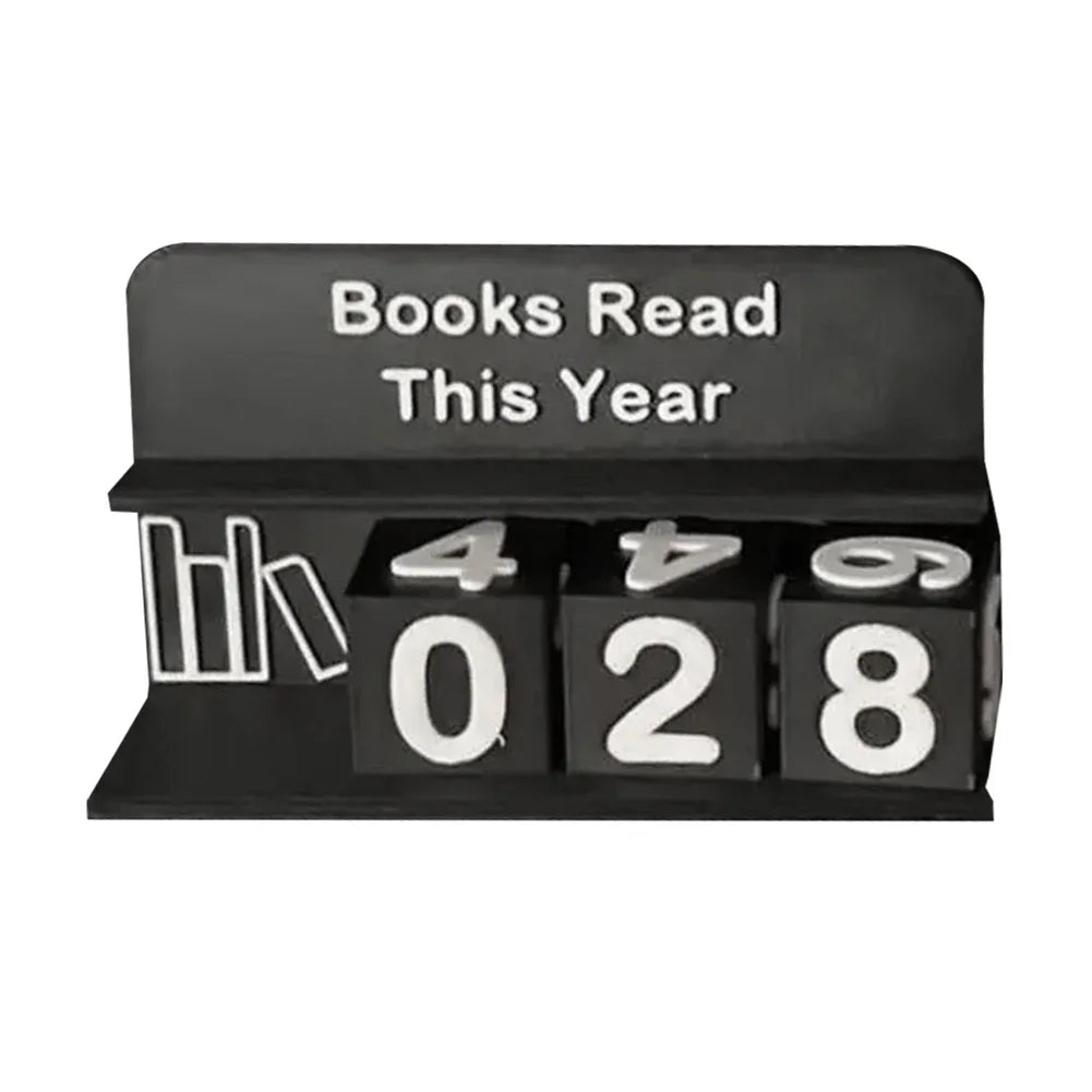 Compteur de livres lus – Tracker de lecture annuel décoratif