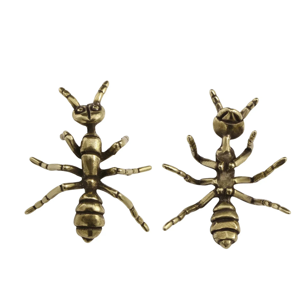 Petite sculpture fourmi décorative – Ornement miniature