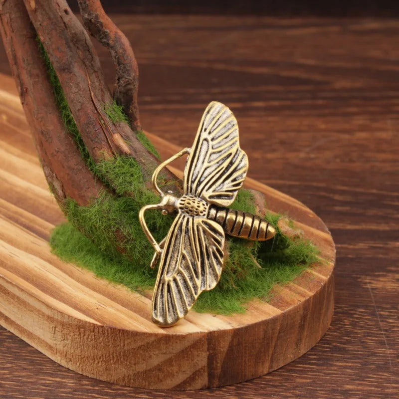 Petite sculpture papillon décorative – Ornement miniature