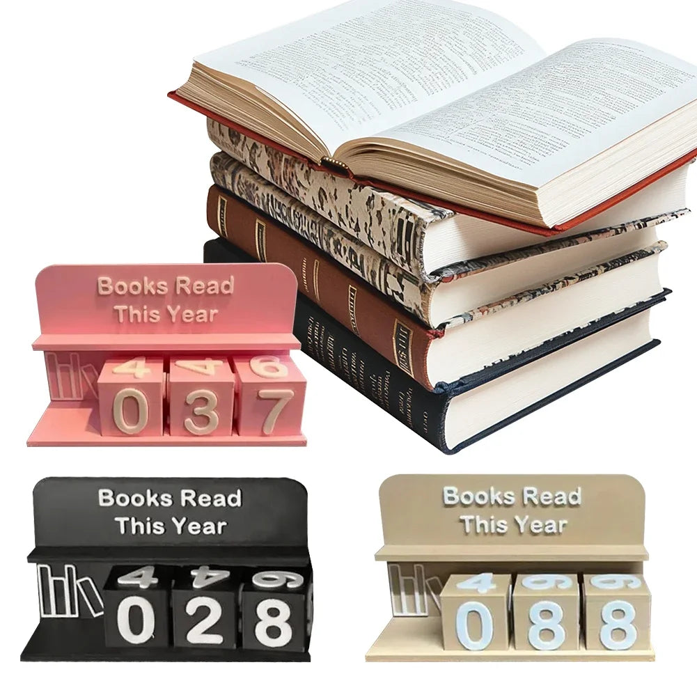 Compteur de livres lus – Tracker de lecture annuel décoratif