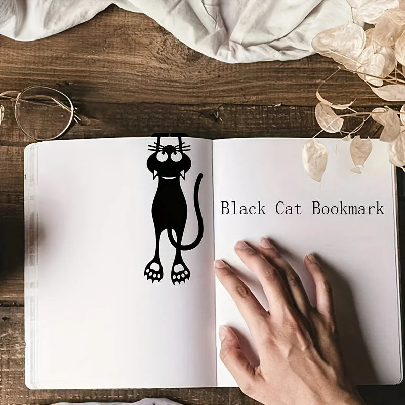 Marque-page chat noir ajouré – Design original