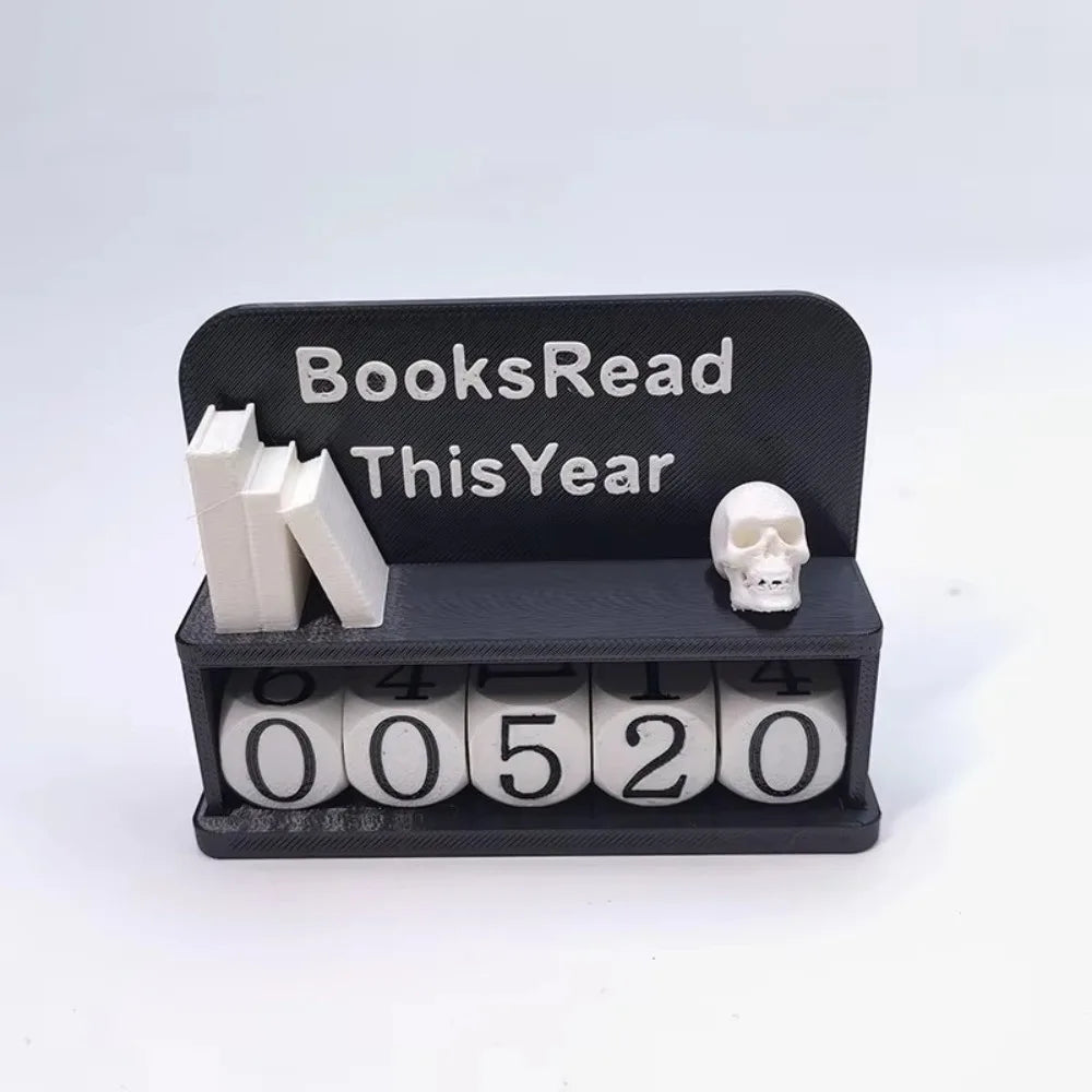 Compteur de livres lus 3D – Tracker de lecture décoratif