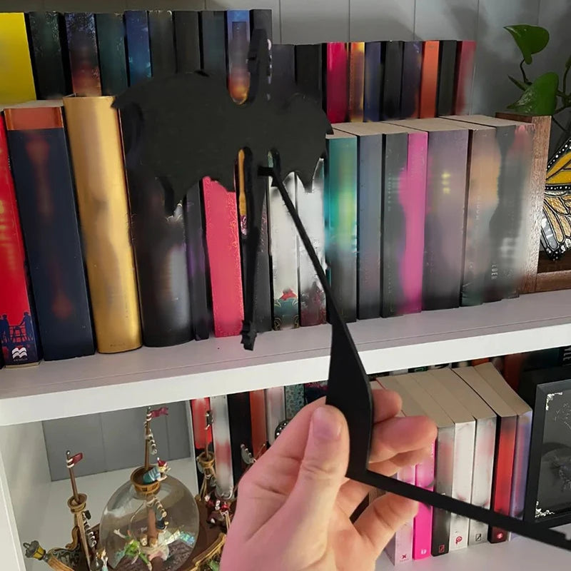 Insert de livre double dragon – Décoration 3D pour bibliothèque