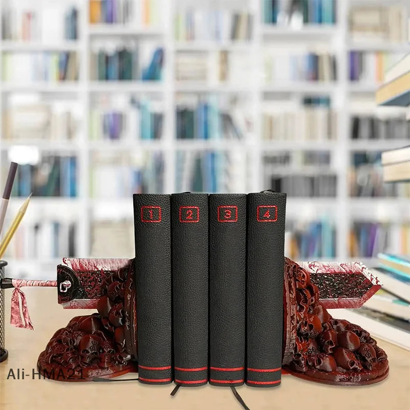 Serre-livres épée dark fantasy
