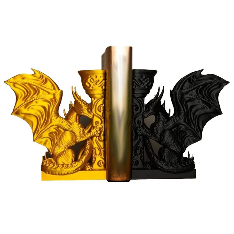 🐉 Serre-livre Dragon décoratif – Sculpture design