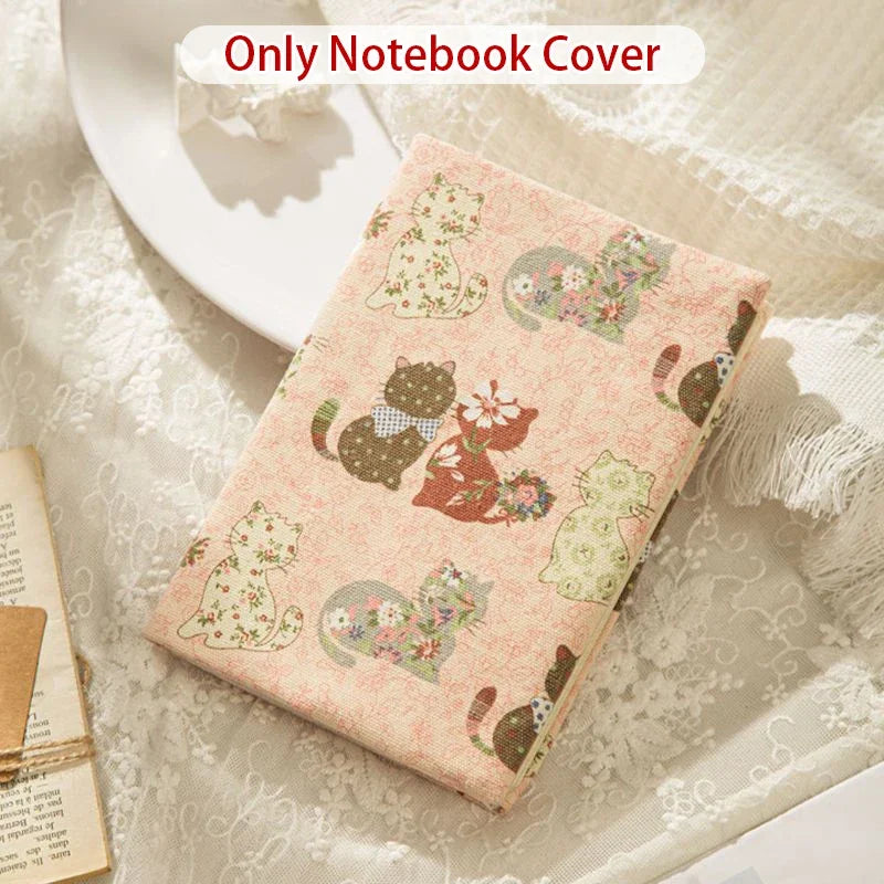 Housse de protection tissu pour livre & carnet A5/A6 – Motifs mignons