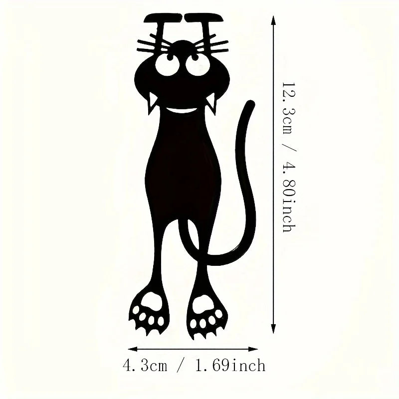 Marque-page chat noir ajouré – Design original
