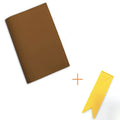 Housse de livre personnalisable en simili cuir – Couleur unie
