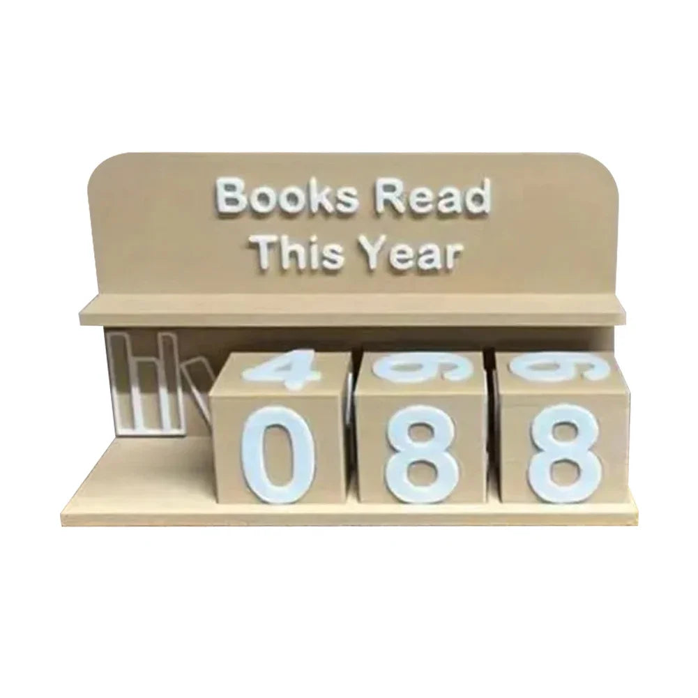 Compteur de livres lus – Tracker de lecture annuel décoratif