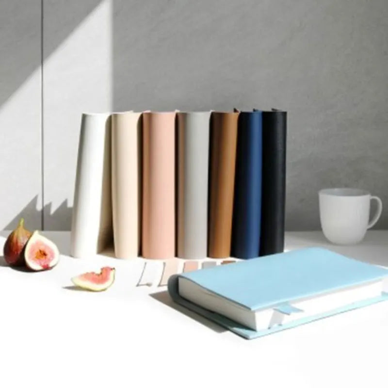 Housse de livre personnalisable en simili cuir – Couleur unie