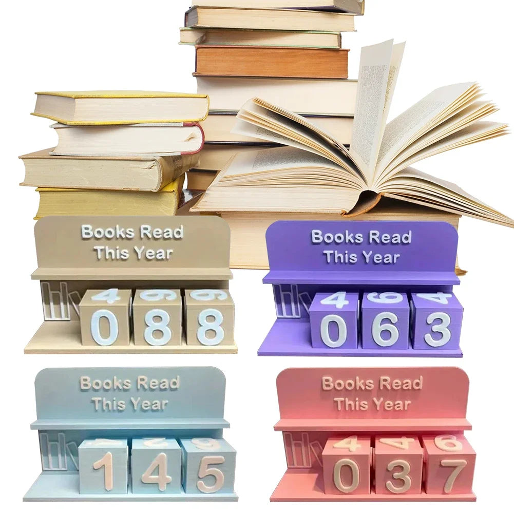 Compteur de livres lus – Tracker de lecture annuel décoratif