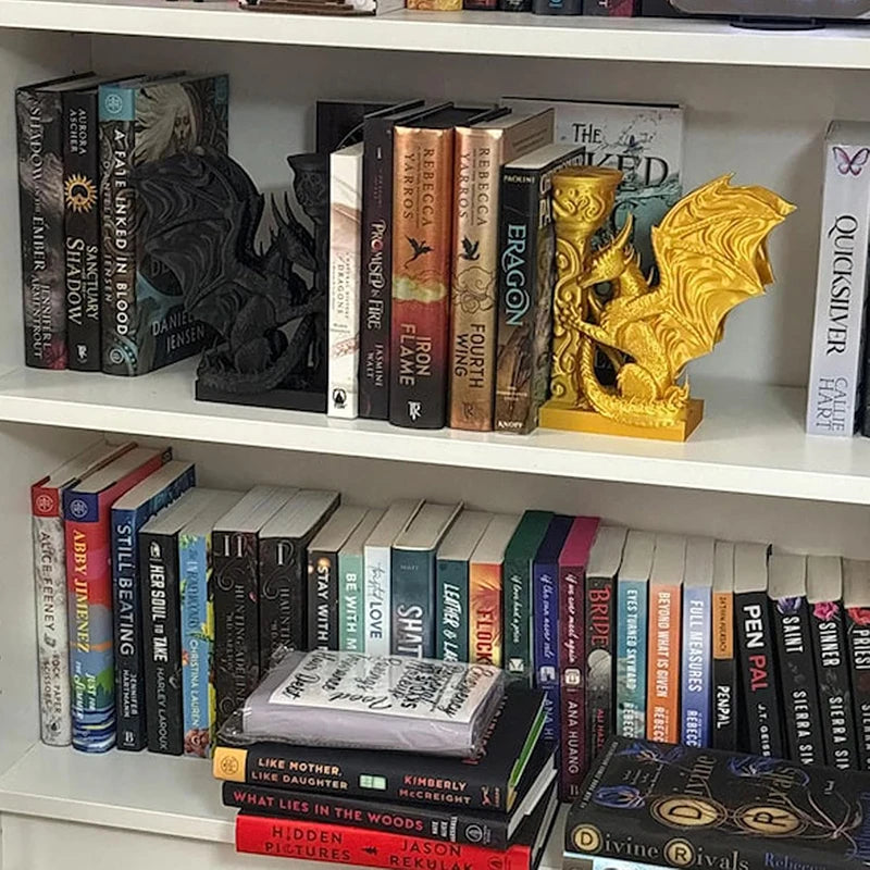 🐉 Serre-livre Dragon décoratif – Sculpture design