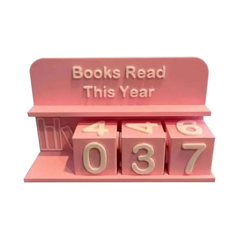 Compteur de livres lus – Tracker de lecture annuel décoratif