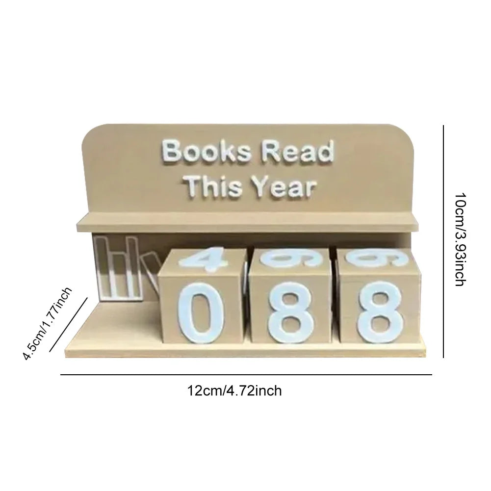 Compteur de livres lus – Tracker de lecture annuel décoratif