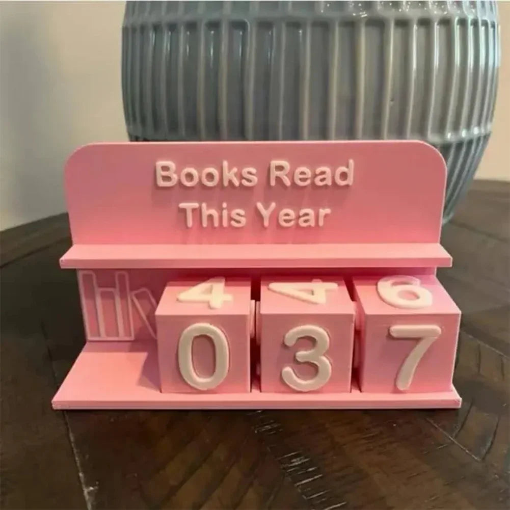 Compteur de livres lus – Tracker de lecture annuel décoratif