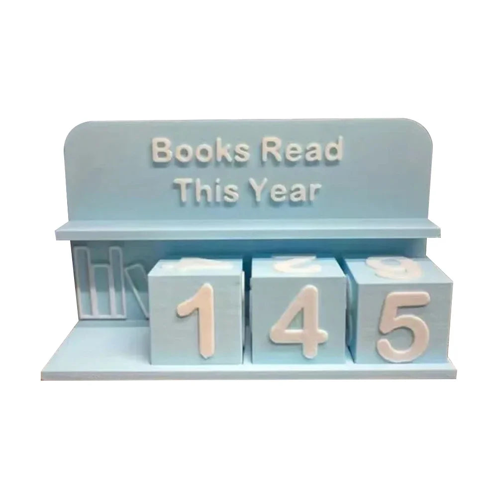 Compteur de livres lus – Tracker de lecture annuel décoratif