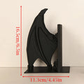 Serre-livres ailes de chauve-souris – Style sombre décoratif