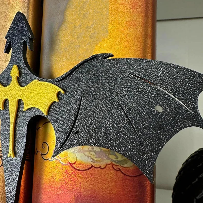 Insert de livre double dragon – Décoration 3D pour bibliothèque